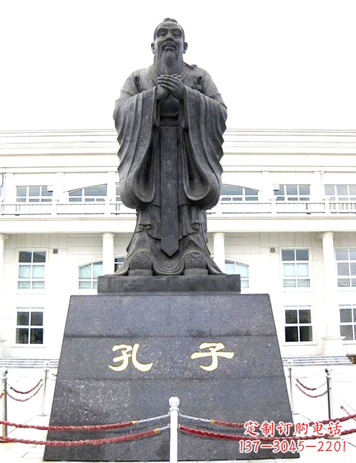 益阳校园孔子雕塑