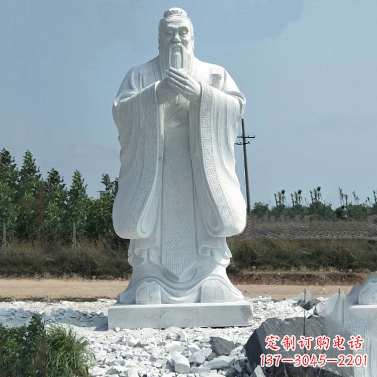 益阳校园孔子人物雕像