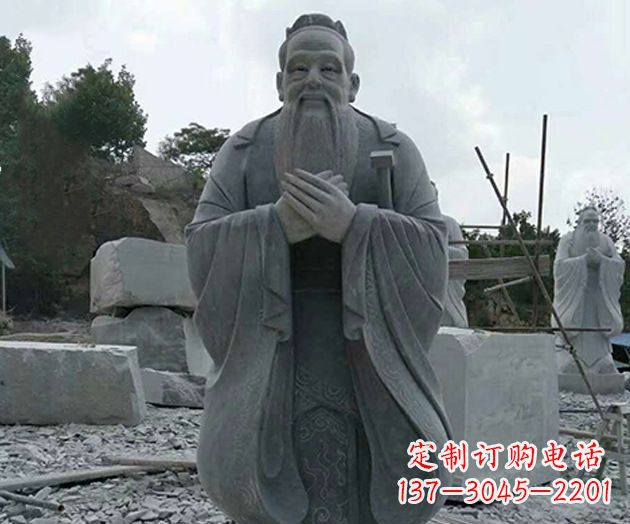 益阳校园孔子人物石雕