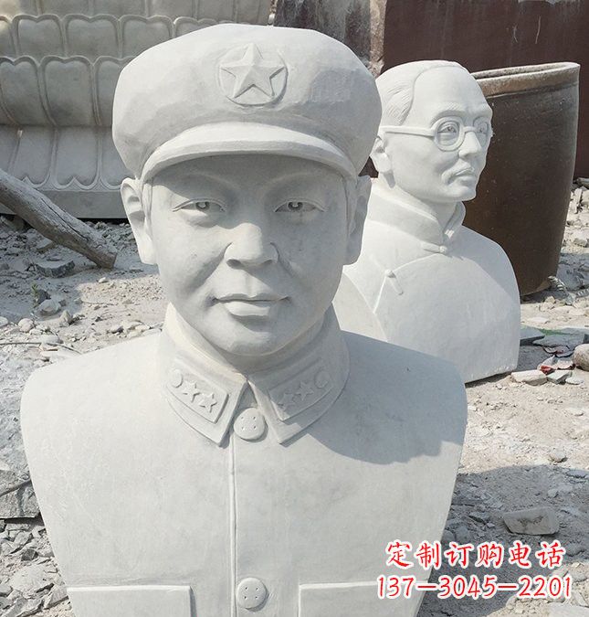 益阳校园雷锋头像石雕