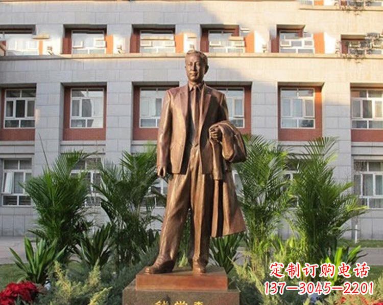 益阳校园钱学森铜雕