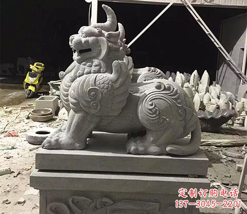益阳獬豸法院门口石雕