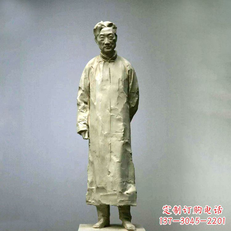 益阳徐悲鸿雕塑像石雕历史名人雕像