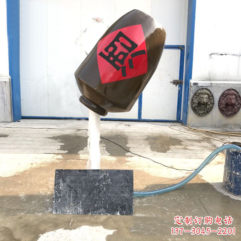益阳悬空酒壶流水喷泉