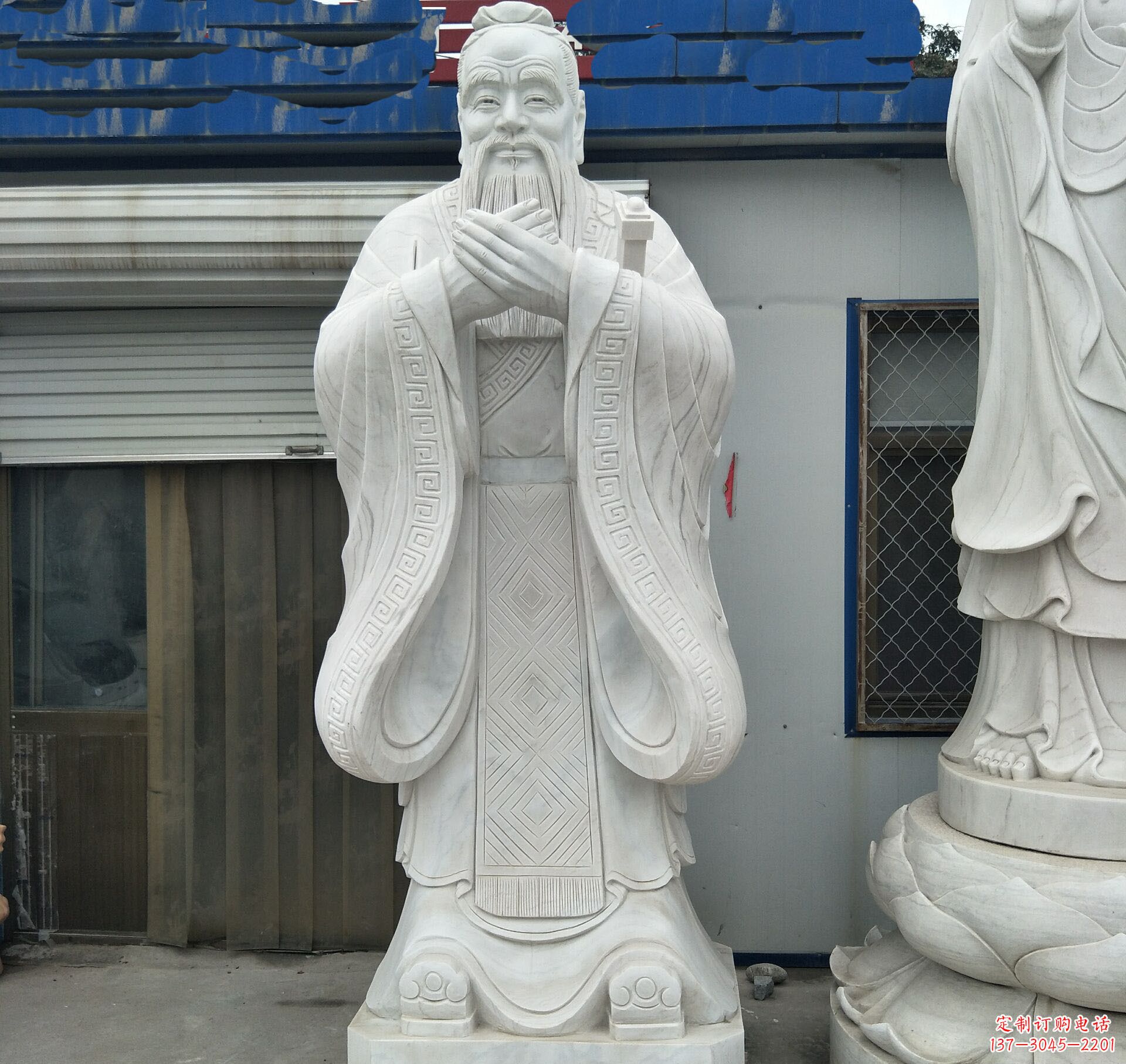 益阳学校礼仪孔子石雕