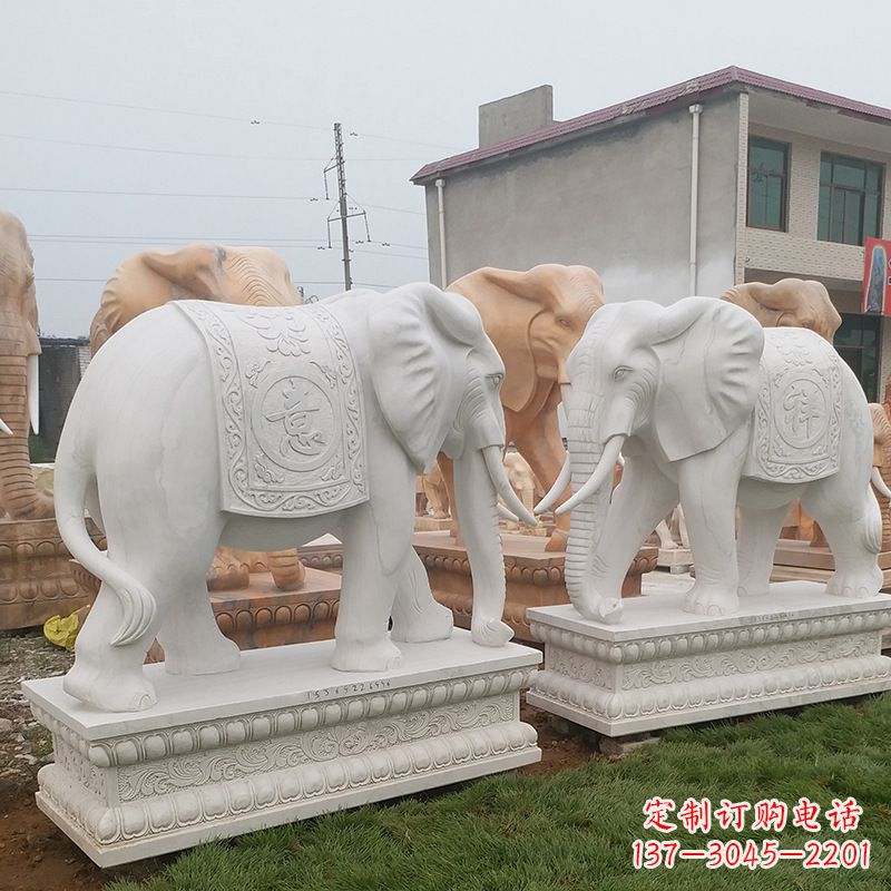 益阳学校石雕大象