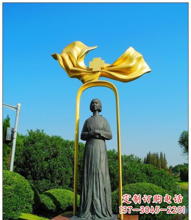 益阳医院南丁格尔名人铜雕