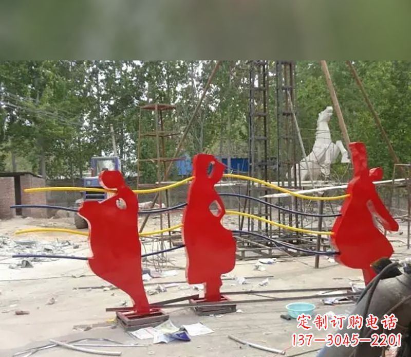 益阳音符剪纸雕塑不锈钢