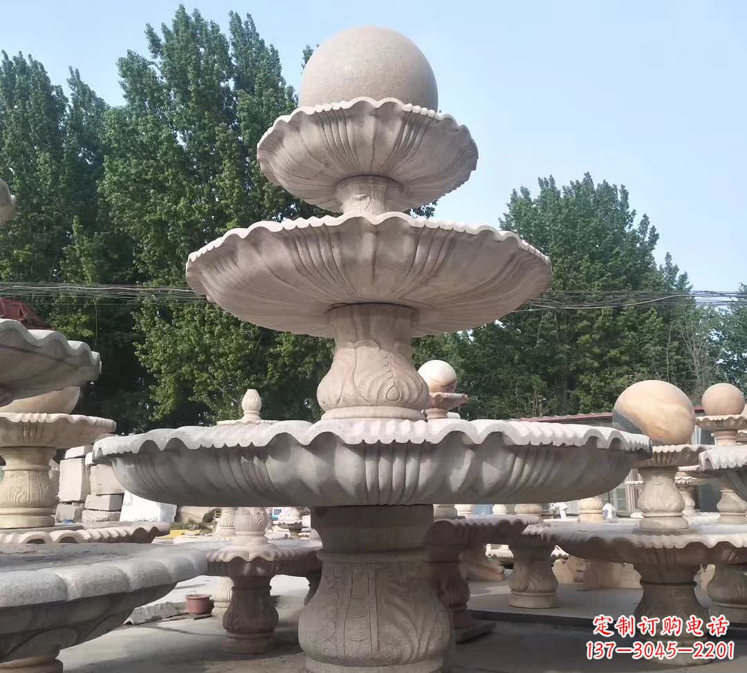 益阳音乐风水球石雕