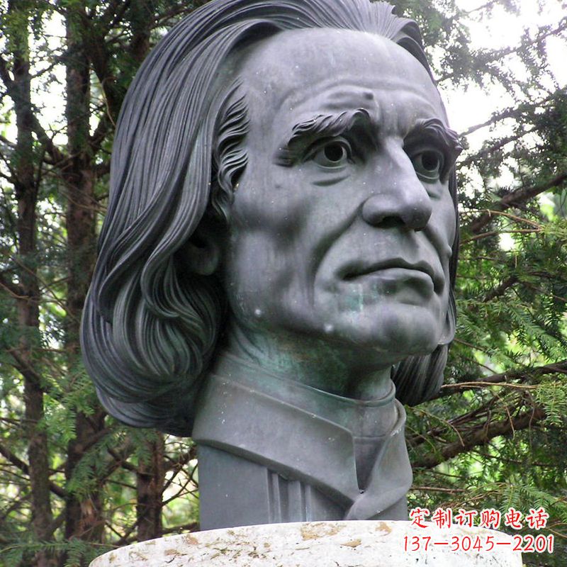 益阳英国著名外科医生利斯特铜雕头像雕塑