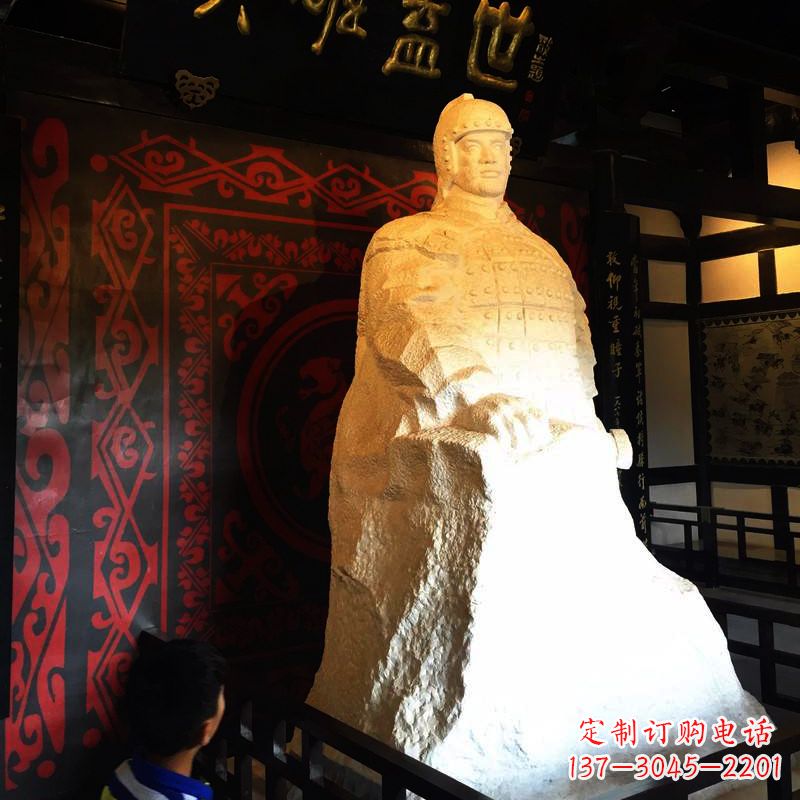 益阳英雄盖世楚霸王石雕像
