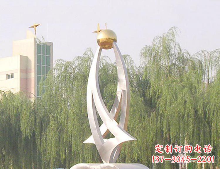 益阳园林不锈钢创意书籍雕塑