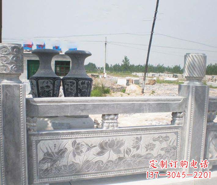 益阳园林仿古石栏板景观石雕 (3)