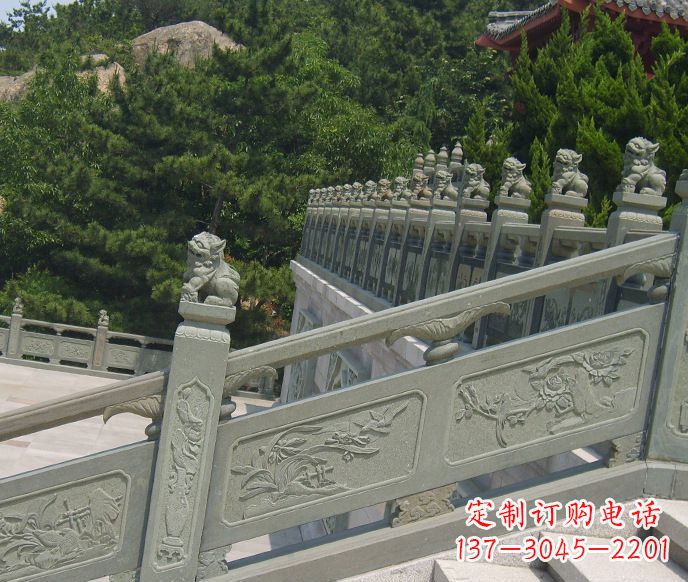 益阳园林仿古石栏板景观石雕 (4)