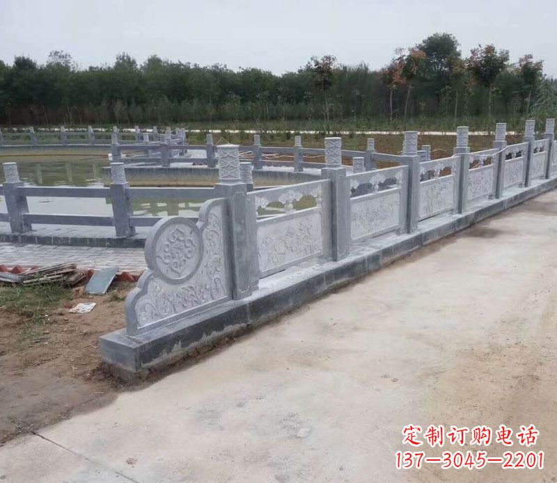 益阳园林仿古石栏板景观石雕 (11)