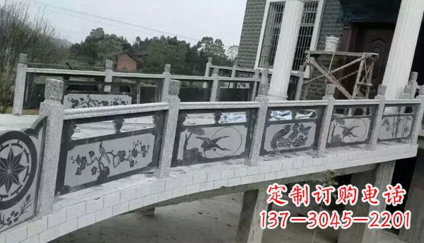 益阳园林仿古石栏板景观石雕 (10)
