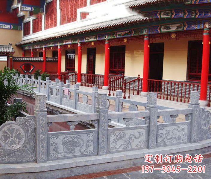 益阳园林仿古石栏板景观石雕 (12)