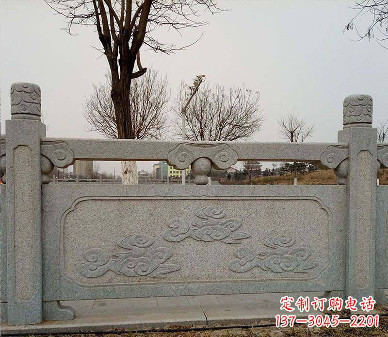 益阳园林护城河石栏板景观石雕