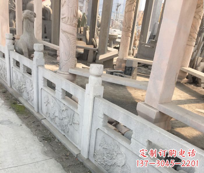 益阳园林景观大理石浮雕栏板石雕