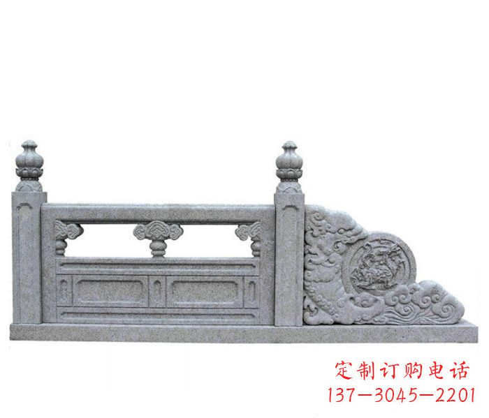 益阳园林景观大理石栏板雕塑 (2)
