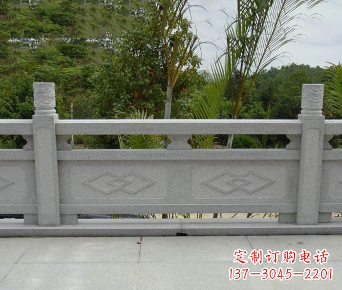 益阳园林景观大理石栏板雕塑 (3)