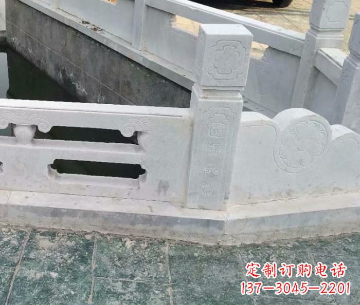 益阳园林景观大理石栏板雕塑 (7)