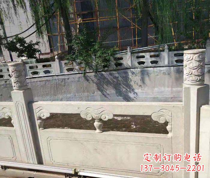 益阳园林景观大理石栏板石雕 (6)