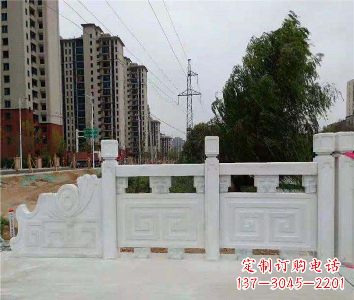 益阳园林景观大理石栏板石雕 (5)
