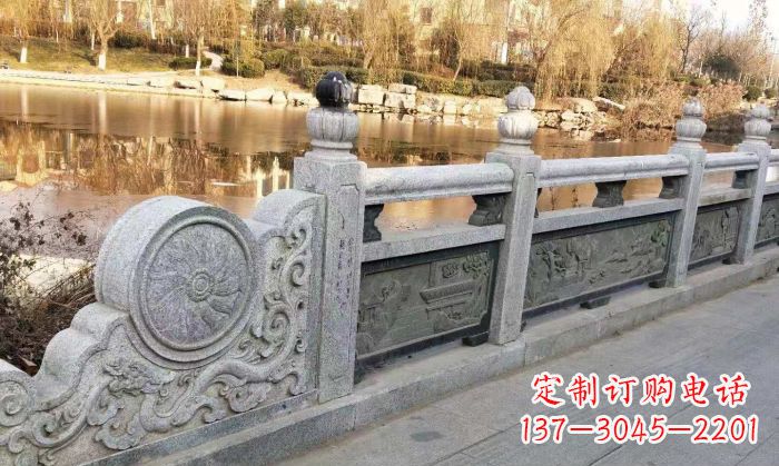 益阳园林景观大理石栏板石雕 (10)