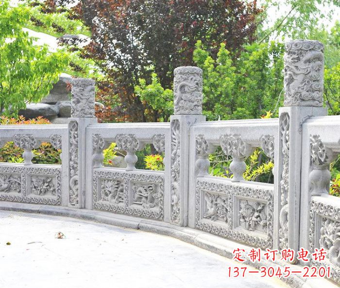 益阳园林景观大理石栏板石雕 (9)