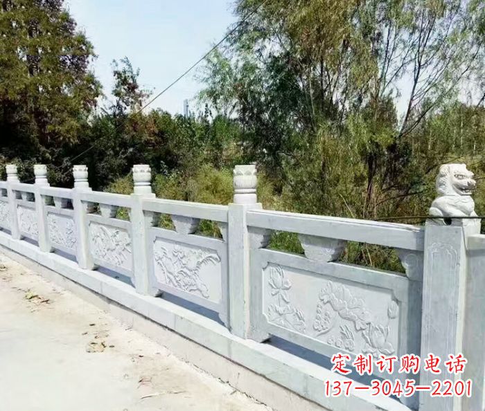益阳园林景观大理石栏板石雕_1