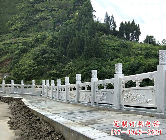 益阳园林景观大理石栏板石雕_2