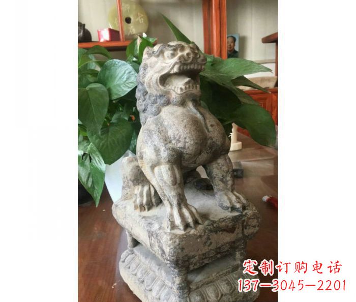 益阳园林景观大理石狮子石雕