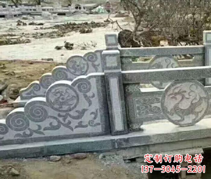 益阳园林景观仿古石雕栏板 (10)