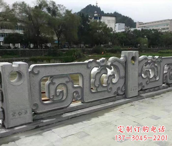 益阳园林景观仿古石雕栏板_1