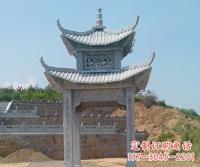 益阳园林景观仿古石雕凉亭