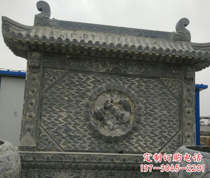 益阳园林景观仿古石雕影壁