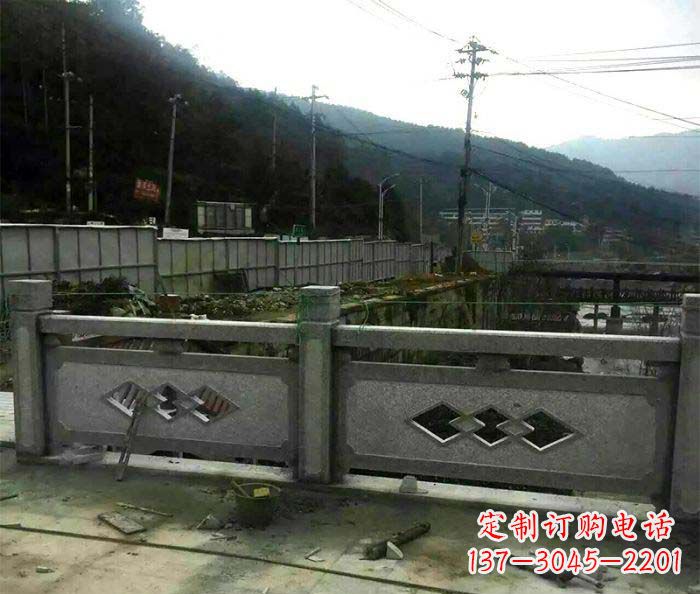 益阳园林景观仿古石浮雕栏板 (2)