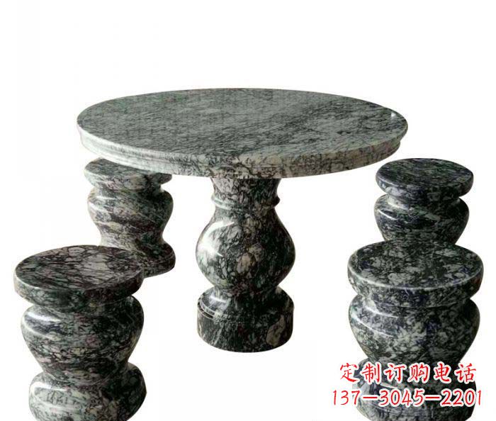 益阳园林景观圆形石桌凳