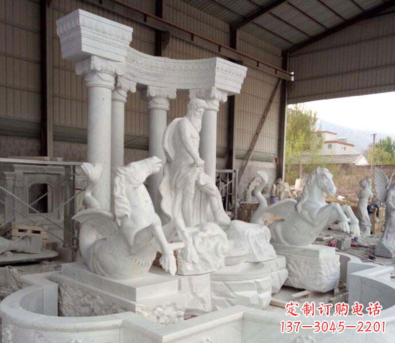益阳园林欧式喷泉景观石雕