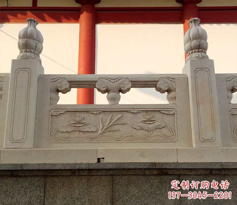 益阳园林石浮雕栏板景观石雕 (2)