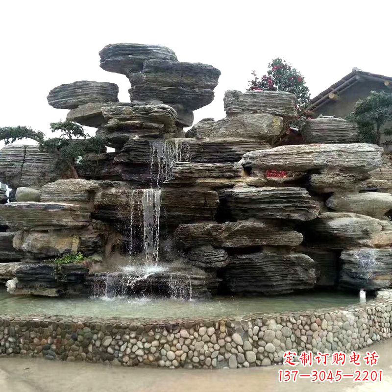 益阳园林塑石假山流水