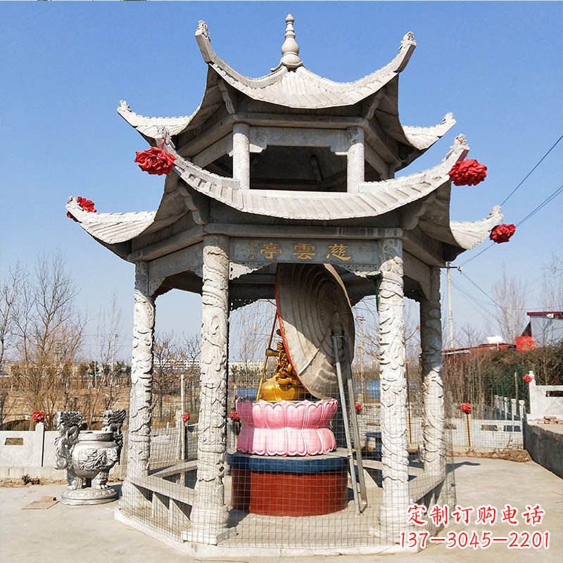 益阳园林亭子双层凉亭
