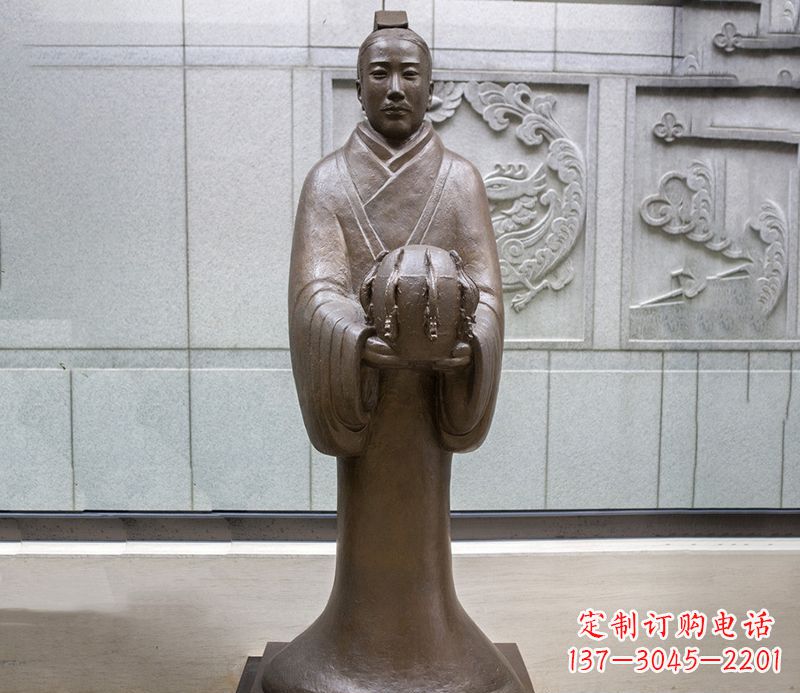 益阳张衡科学家 人物铜雕