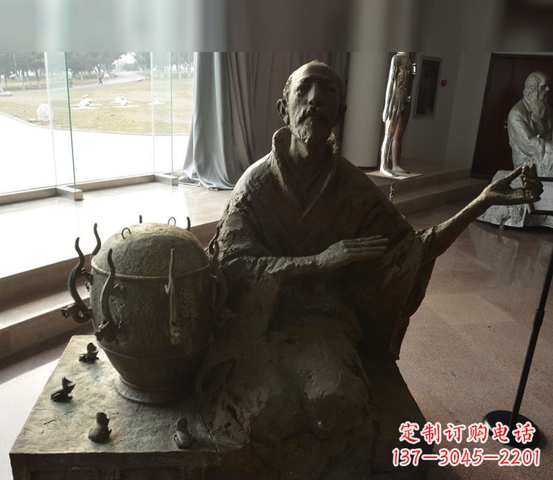 益阳张衡铜雕