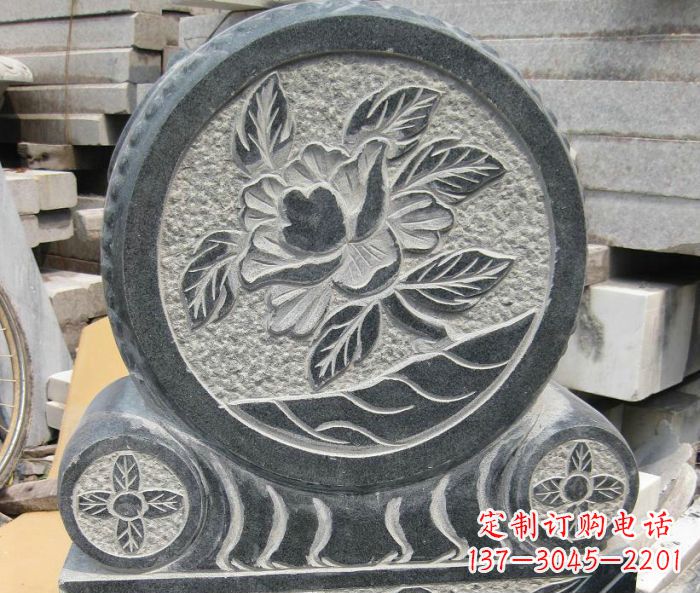 益阳招财抱鼓石仿古石门墩