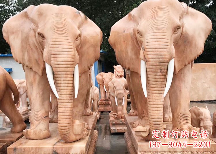 益阳招财大象石雕