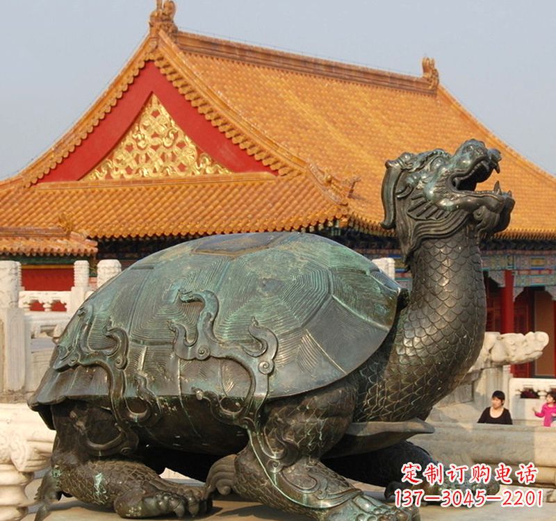 益阳招财龙龟铜雕塑