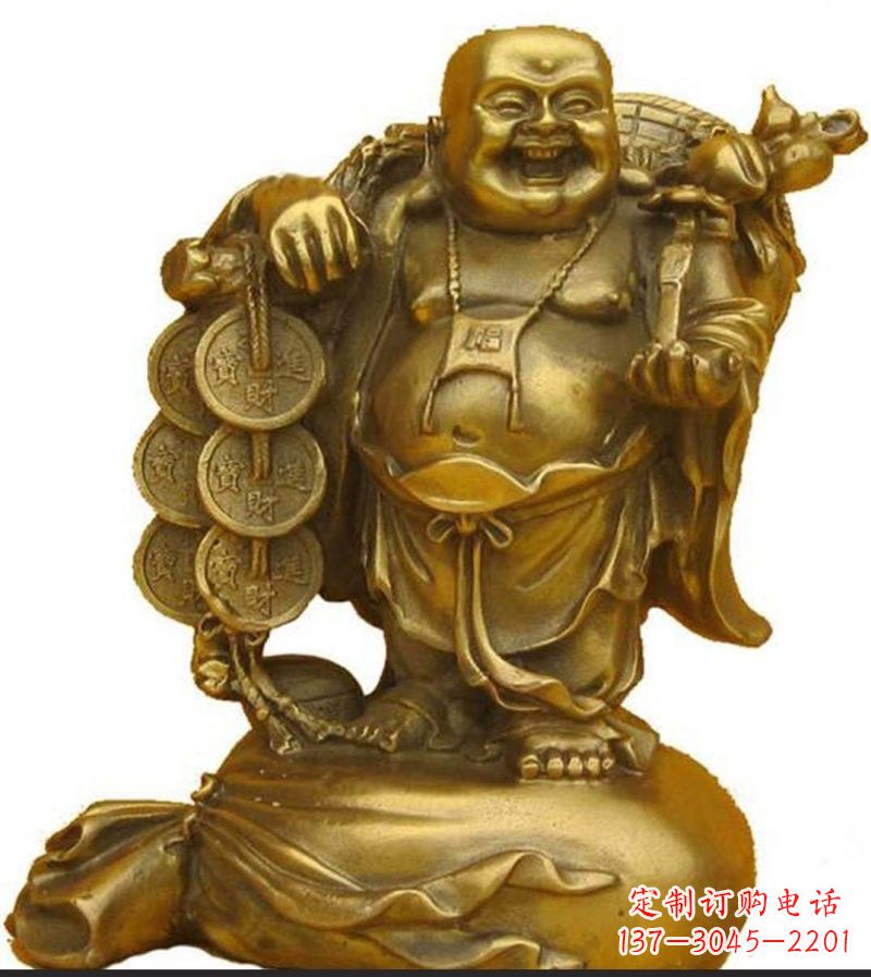 益阳招财弥勒佛铜雕