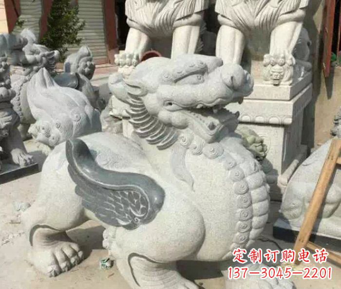 益阳招财神兽仿古貔貅石雕